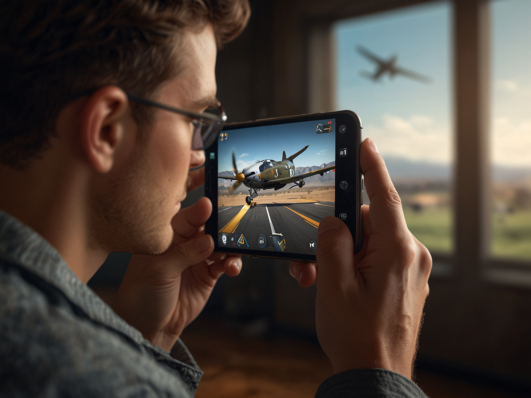 Aviator game in action on mobile